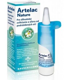 Artelac®, Nature, oční kapky, 10 ml, úleva podrážděných očí