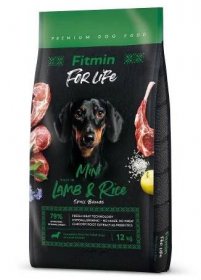 Fitmin dog For Life Lamb & Rice Mini12kg