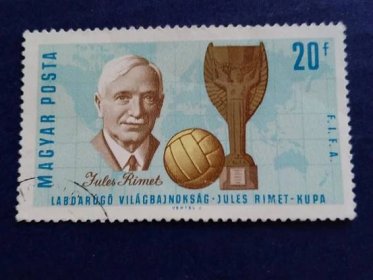 Maďarsko, sport, fotbal, MS 1966, Jules Rimet - Známky