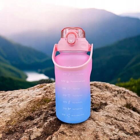 MOTIVAČNÍ LÁHEV NA VODU 1500 ML LAHEV NA PITÍ S ODMĚRKOU FITNESS 1,5 L Kapacita 1500 ml