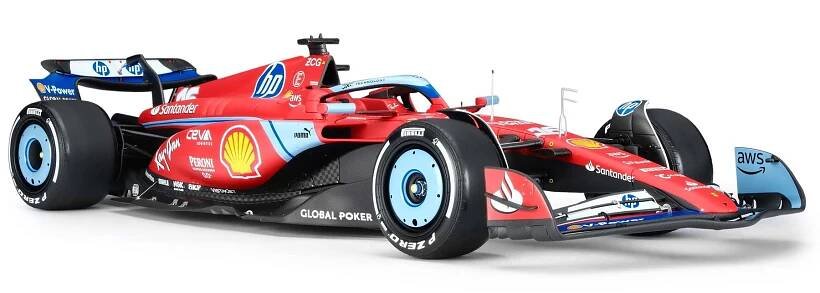 Charles Leclerc 2024 Ferrari SF-24 1:8 Scale Model Miami GP Edition– Amalgam Collection