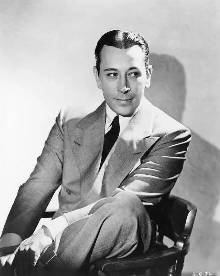 George Raft in black and white
