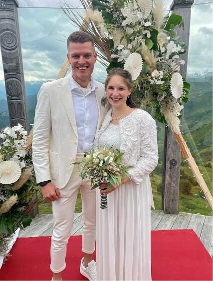 11. Juli 2025: Franziska (geb. Aulbach) und Jannick Simon