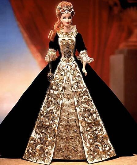 Top Toys - Great Gifts Faberge Imperial Elegance Porcelain Barbie Doll and Eggs Limited Editions