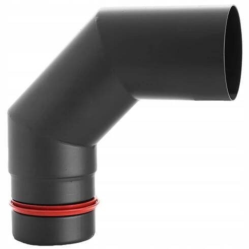 Koleno pevné nabobtnalé krbové pelety DARCO SPP | 90 stupňů 100 mm CZ1,2SP