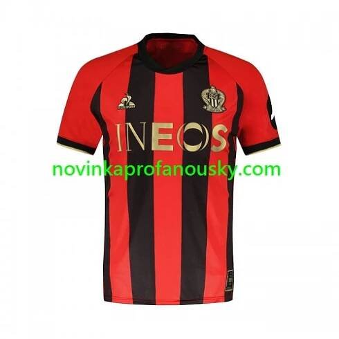 OGC Nice Dres Domácí Fotbalové Dresy pro Muže 2024-2025 Krátký rukáv