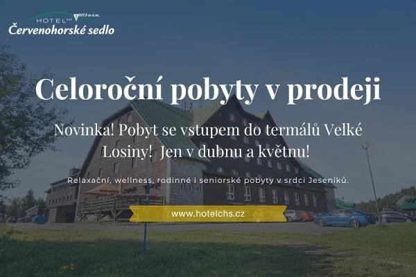 Celoroční dovolená v srdci Jeseníků - Hotel ČHS