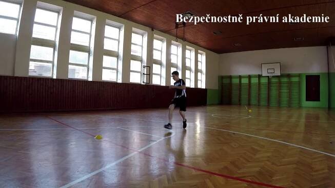 Člunkový běh - kondiční test - Bezpečnostně právní akademie
