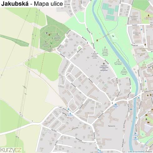 Jakubská - mapy | Kurzy.cz
