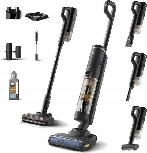 Obrázek produktu pro Philips 7000 series Vysavač na vysávání a vytírání řady 7000, Tyčový vysavač 2 v 1, Bezsáčkové, Obdélníkový, Plast, Suché a mokré, Cyklónový / filtrace