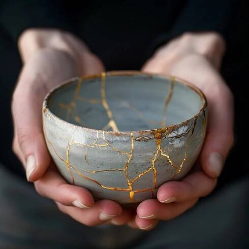 Japonské umenie Kintsugi