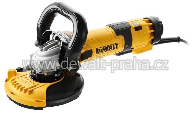 DWE4257KT DeWALT úhlová bruska 125mm set na broušení betonu,regulace otáček