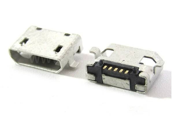 konektor micro USB B 5 pin female 75