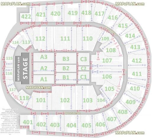 O2 Arena London Map