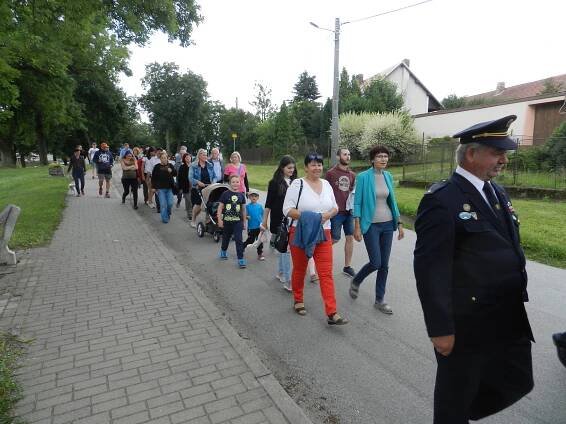 Poděšín střeží dobrovolní hasiči už sto dvacet let. Slavili i navzdory dešti