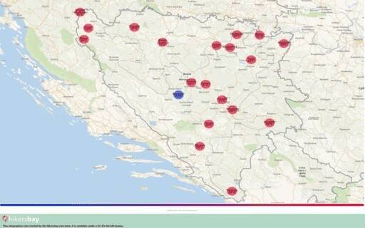 Počasí v Bosna a Hercegovina v Září 2025. Je to nejlepší doba pro cestu? hikersbay.com