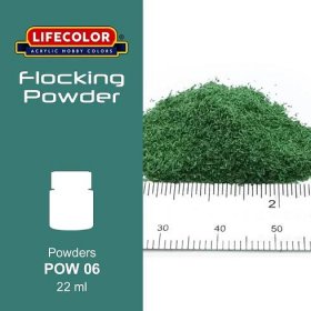Life Color -POW06 POW06 - Full-Blown Green Flocking Powder