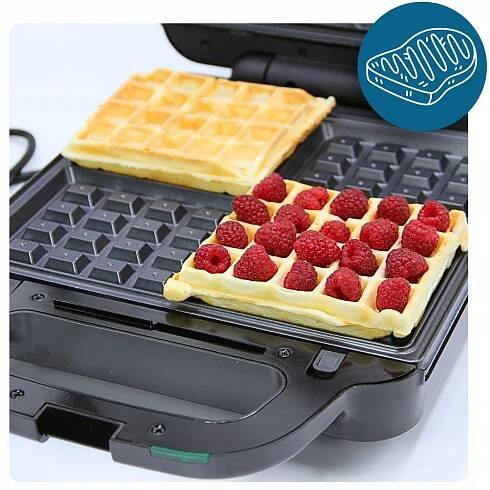 Vaflovač 3v1 1400W vafle opékač toustovač elektrický gril opékač velký Kód výrobce Gofrownica 3w1 1400W gofry opiekacz toster