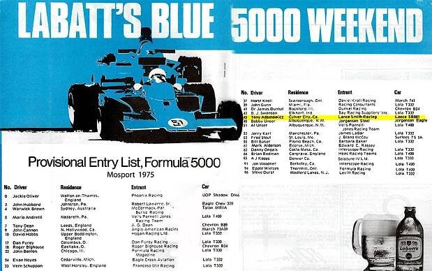 1975 – Lance Smith LSR1 F5000 - a2z Racer