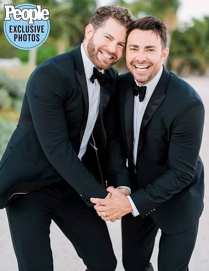 Jonathan Bennett and Jaymes Vaughan wedding