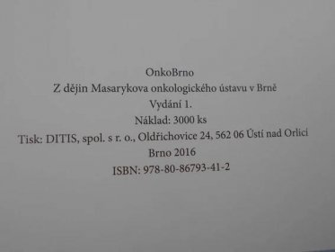Onko Brno : Z dějin Masarykova onkologického ústavu v Brně, 2015/2016