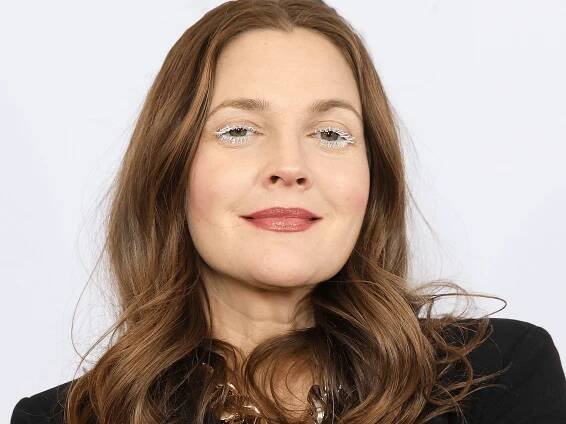 Drew Barrymore Looks Exactly Like Khloé Kardashian With Waist-Length Hair - Photos