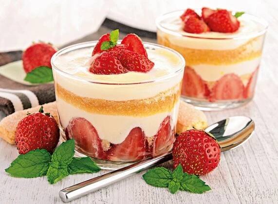 Jahodové tiramisu