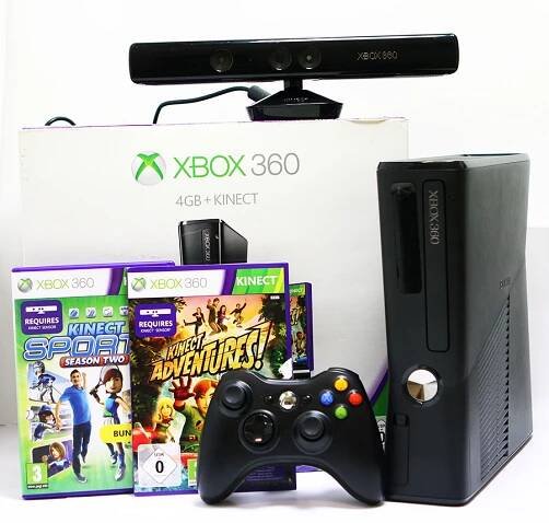 Herní konzole: XBOX 360 4GB Kinect