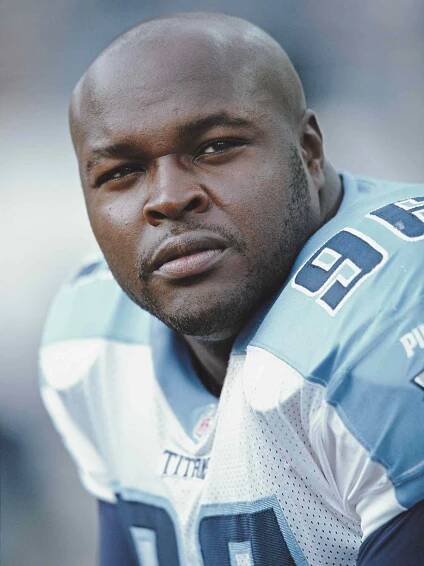 Mike Jones #96, Defensive End for the Tennessee Titans during the American Football Conference Central game against the Baltimore Ravens on December 5, 1999.