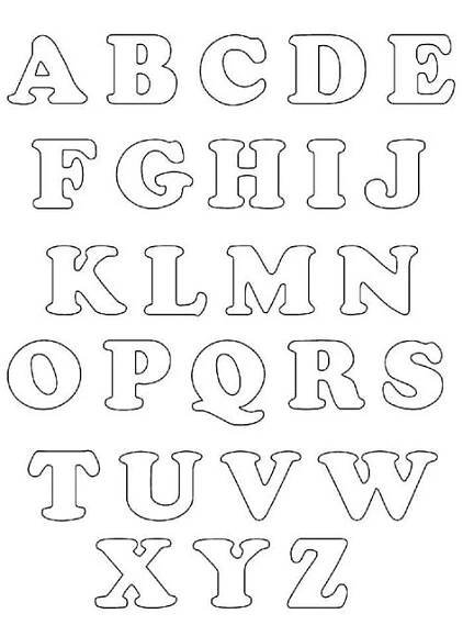 Printable Alphabet Letters | Letter Stencils
