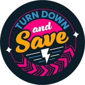 Loop Winter turn down and save logo
