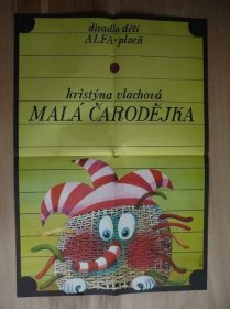Malá čarodějnice (plakát, ČSSR, Kristýna Vlachová, D