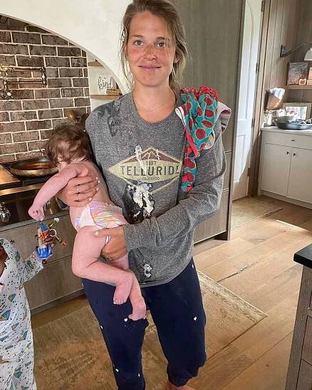 Thomas Rhett Calls Wife Lauren Akins His 'Hero' After Newborn Lennon Spit Up All Over Her