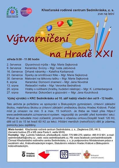 Výtvarničení na Hradě | srpen
