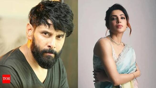 Samantha Ruth Prabhu was left blushing after Chiyaan Vikram said, 