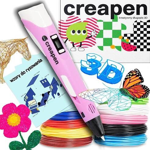 Propiska 3D Pero Pen Kouzelné pro děti CreaPen V4 Růžové