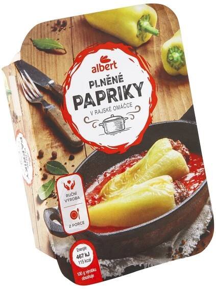 Plněné papriky Albert levně | Kupi.cz