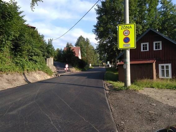 Hlavní komunikace obcí je již zcela průjezdná - Oficiální stránky obce Albrechtice v Jizerských horách
