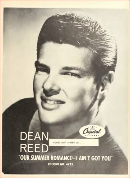 Pop Bop Rock Honoree Dean Reed | PopBopRocktilUDrop