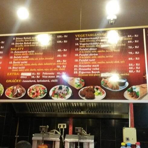 Menu - Kebab Star & Pizza Dejvice