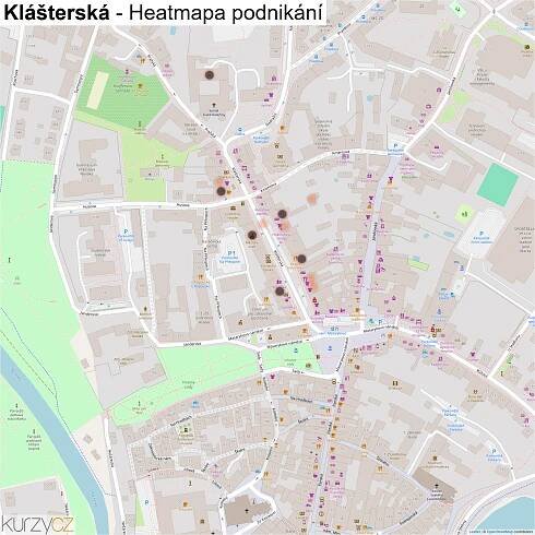 Klášterská - mapy | Kurzy.cz