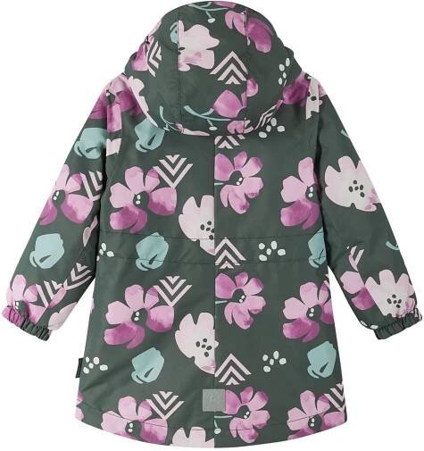 Dětská membránová zimní bunda Reima Taho - Thyme green - Skibi Kids