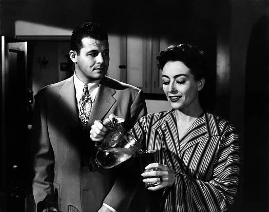 MILDRED PIERCE, Jack Carson, Joan Crawford, 1945
