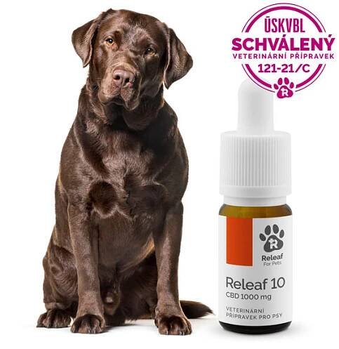 Releaf 10 / 10ml CBD olej pro psy