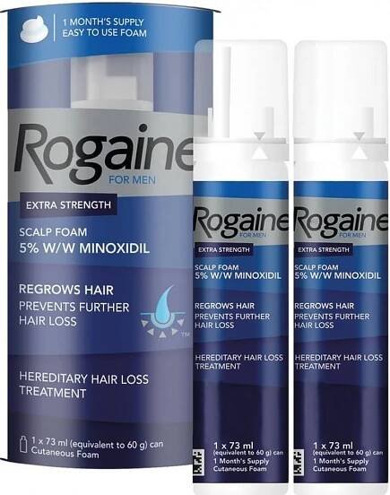 Rogaine pěna pro muže Minoxidil 5% 2 x 60 ml