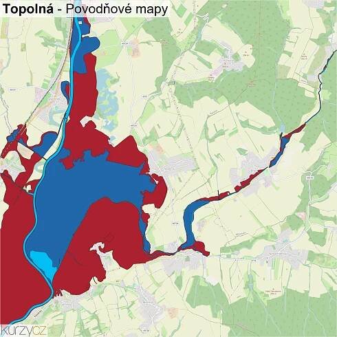 Topolná - mapy | Kurzy.cz