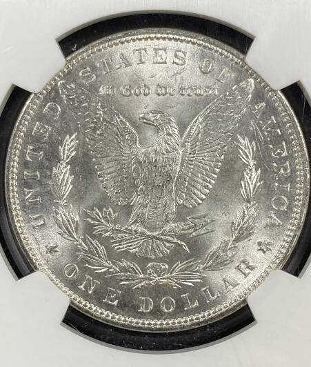 1887 $1 Morgan Silver Dollar NGC MS62 McClaren Collection