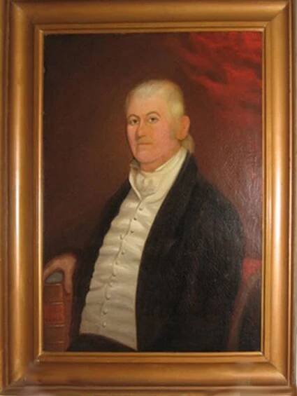 Fig. 4: “Dudley Mitchum” attributed to Thomas Jefferson Wright, ca. 1820, Central Kentucky. Oil on canvas; HOA: 36”, WOA: 30”. Location unknown; recorded by the Tennessee Portrait Project, the National Society of The Colonial Dames in the State of Tennessee. Online: http://tnportraits.org/mitchum-dudley.htm (accessed 22 December 2014).