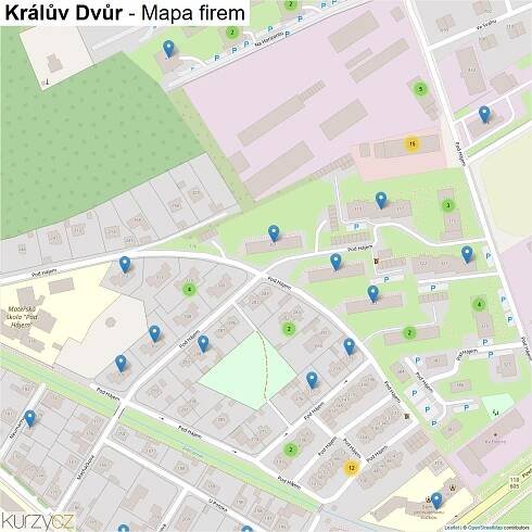 Králův Dvůr - mapy | Kurzy.cz