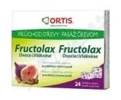 Přírodní produkt ORTIS Fructolax Ovoce&Vláknina žvýkací kostky 24ks